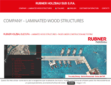 Tablet Screenshot of holzbausud.it